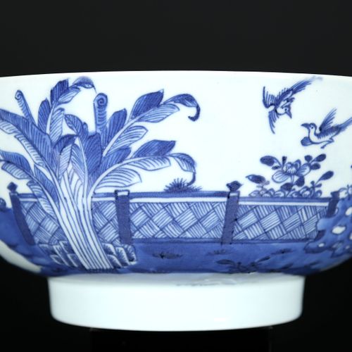 A Large Pair of Chinese Blue and White Porcelain Bowls A Large Pair of Chinese B&hellip;