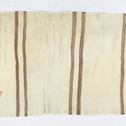 A Karapinar Kilim 一件卡拉皮纳尔基里姆安纳托利亚，大约在1890年左右。84 x 279厘米。(2'9 x 9'2 英尺)