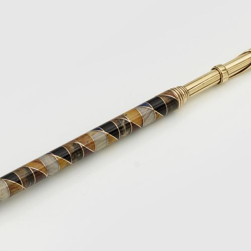 Hochfeiner Gold-Federhalter Highly refined gold pen à Deux-Couleurs with Saxon g&hellip;