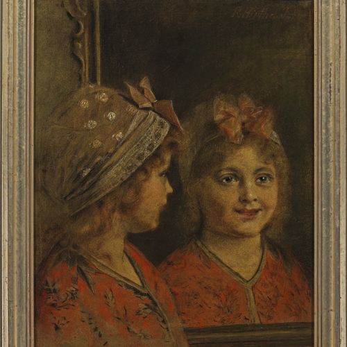 Rudolf Hirth du Frênes (1846 Gräfentonna - 1916 Miltenberg)
女孩看自己
对于这里描绘的小女孩，这位在&hellip;