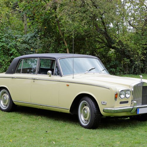 Rolls-Royce "Silver Shadow I" Viertürige Limousine mit champagnergelber Lackieru&hellip;