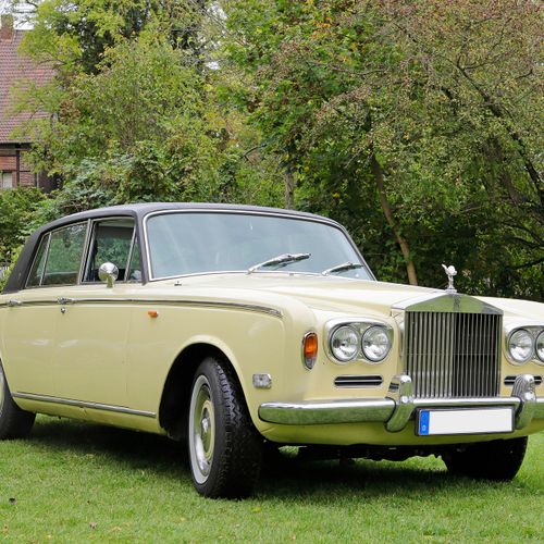 Rolls-Royce "Silver Shadow I" Viertürige Limousine mit champagnergelber Lackieru&hellip;