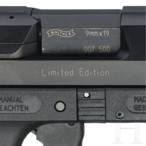 Null Walther P 99 "James Bond Edition", en étui 
Cal. 9mmLuger, SN. 007500, même&hellip;