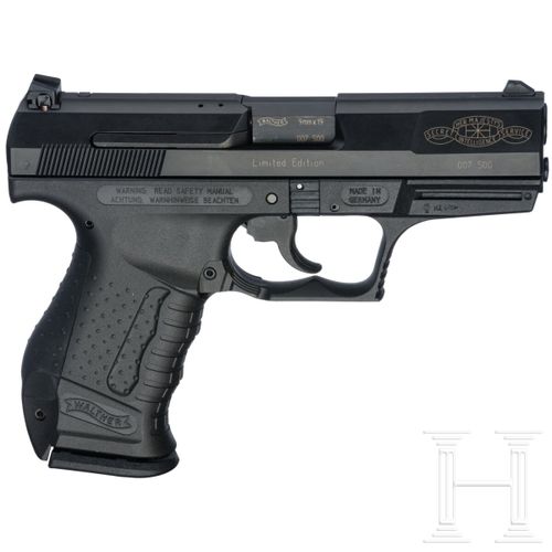 Null Walther P 99 "James Bond Edition", en étui 
Cal. 9mmLuger, SN. 007500, même&hellip;