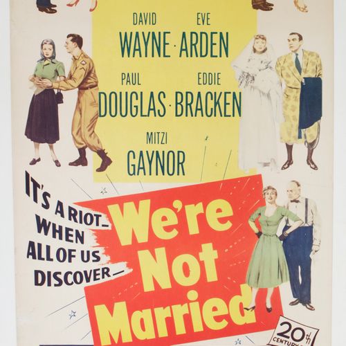 Null MARILYN MONROE (1926/1962): Un ensemble de 3 affiches originales de films d&hellip;