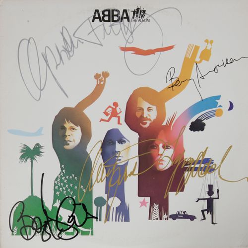Null ABBA: Un album autografato dai 4 membri del gruppo: Benny Andersson, Björn &hellip;