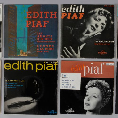 Null EDITH PIAF (1915/1963): una serie di 8 dischi 45 giri in vinile, pubblicati&hellip;