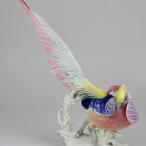 Null Karl Ens - Figura de porcelana dorada al pastel, Volkstedt después de 1950,&hellip;