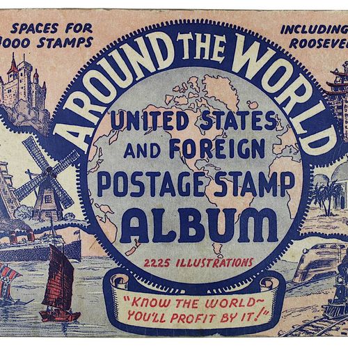 Null Álbum de sellos "The World United States and Foreign Postage Stamp Album" N&hellip;
