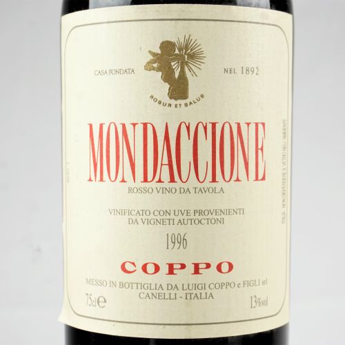 Null Mondaccione Coppo
Rosso Vino da Tavola
1997 - 5 bt
1996 - 9 bt
1994 - 2 bt
&hellip;