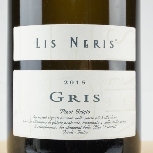 Null Gris Pinot Grigio Lis Neris 2015
Friuli Isonzo, DOC
12 bt
E
 