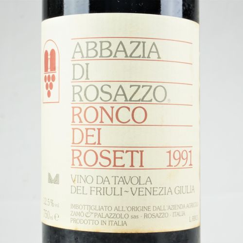 Null Abbazia di Rosazzo Ronco dei Roseti Zamo & Palazzolo 1991
Vino da Tavola de&hellip;