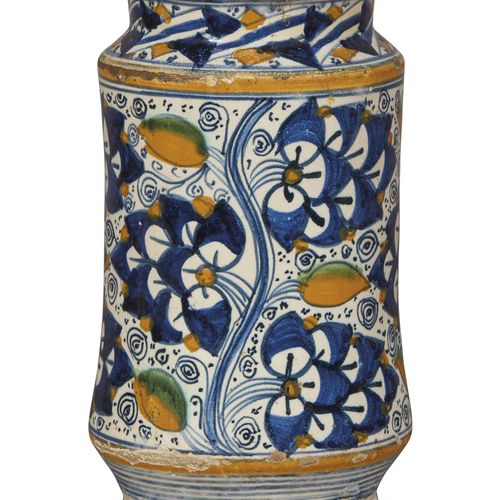 Null ALBARELLO, MONTELUPO, 1490-1510 CIRCA
in maiolica dipinta in policromia con&hellip;