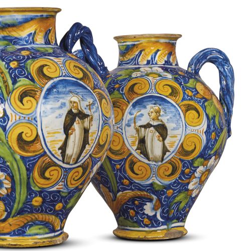 Null COPPIA DI GRANDI VASI BIANSATI, VENEZIA, 1570 CIRCA
in maiolica decorata in&hellip;