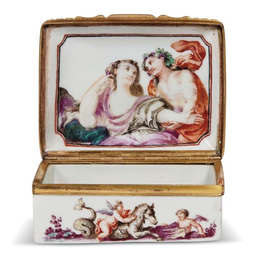 Null TABACCHIERA, SHOWER, MANIFATTURA GINORI, 1745-1755
in porcelain painted in &hellip;