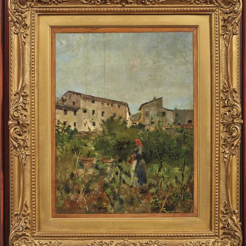 Null Silvestro Lega
(Modigliana 1826 - Firenze 1895)
PAESAGGIO DEL GABBRO
olio s&hellip;