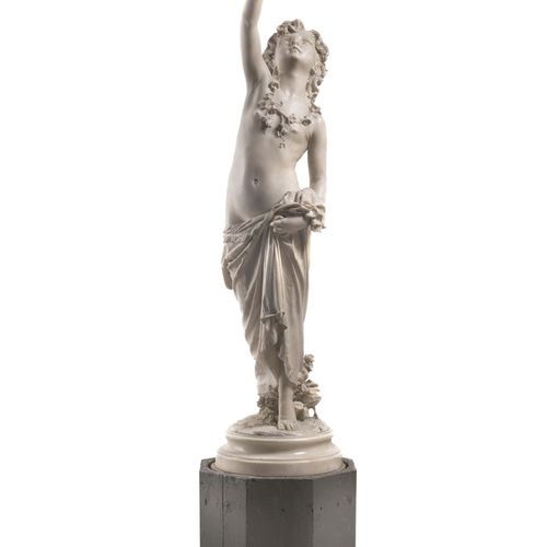 Null Donato Barcaglia
(Pavia 1849 - Roma 1930)
LA PRIMAVERA
marmo, alt. Cm 148, &hellip;