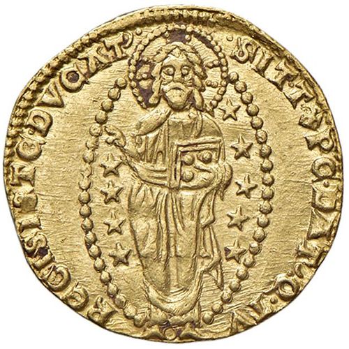 Null VENEDIG BARTHOLOMEW GRADENIGO (1339-1342) DUCATO
Au gr. 3,54 D/ Der hl. Mar&hellip;