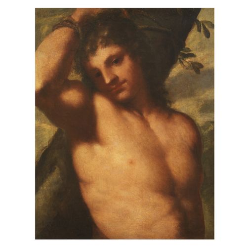 Null Scuola veneziana, XVIII secolo
SAN SEBASTIANO 
olio su tela, cm 73x58,5
 
 &hellip;