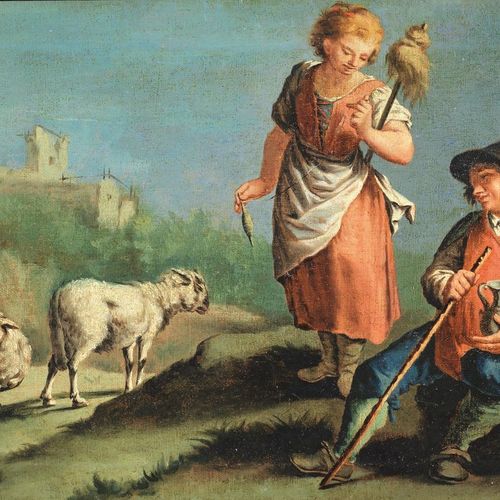 Null École vénitienne, XVIIIe siècle
SCÈNES DE GENRE
cinq peintures huile sur to&hellip;