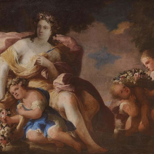 Null Venetian school, 18th century
ALLEGORICAL FIGURES WITH PUTTOS AND FLOWERS
o&hellip;