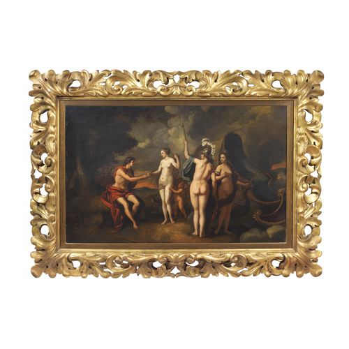 Null 法国佛兰德学校，17世纪
巴黎的审判
铜上油画，cm 81x112,5
 
 Scuola franco-fiamminga, sec.XVII
GI&hellip;