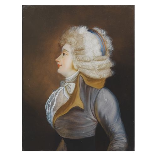Null École anglaise, XVIIIe siècle
PORTRAIT D'UNE FEMME DE HAUT NIVEAU DE PROFIL&hellip;