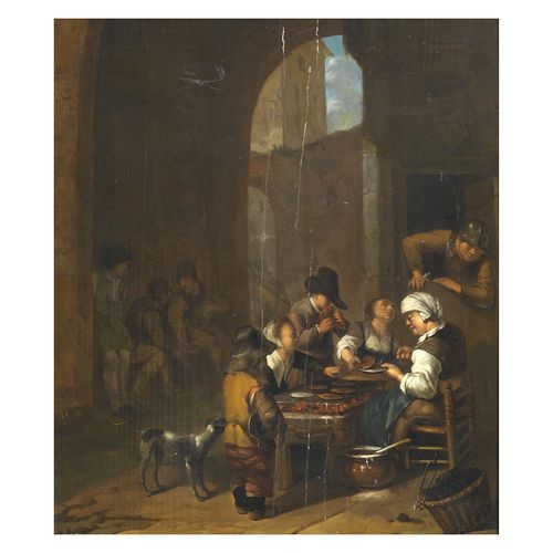 Null École flamande, XVIIe siècle
INTERIEUR D'UNE ANNEE
huile sur panneau, cm 48&hellip;
