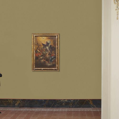 Null 热那亚学校，17世纪
神圣的三位一体与圣母和天使
布面油画，cm 100x68
 
 Scuola genovese, sec. XVII.XVII
&hellip;