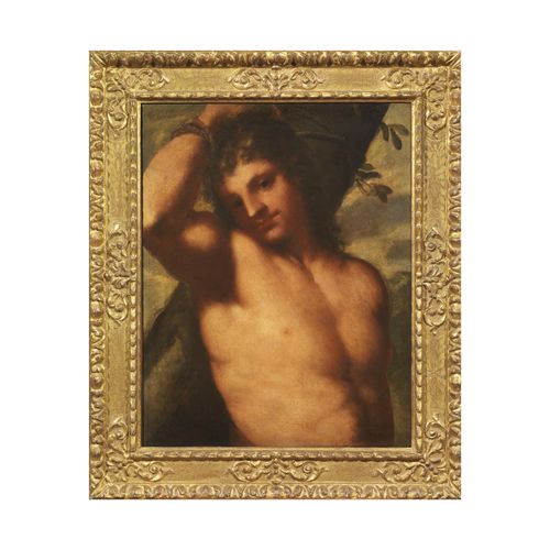 Null 威尼斯学校，18世纪
SAINT SEBASTIAN
布面油画，cm 73x58,5
 
 Scuola veneta, sec.十八世纪
SAN S&hellip;