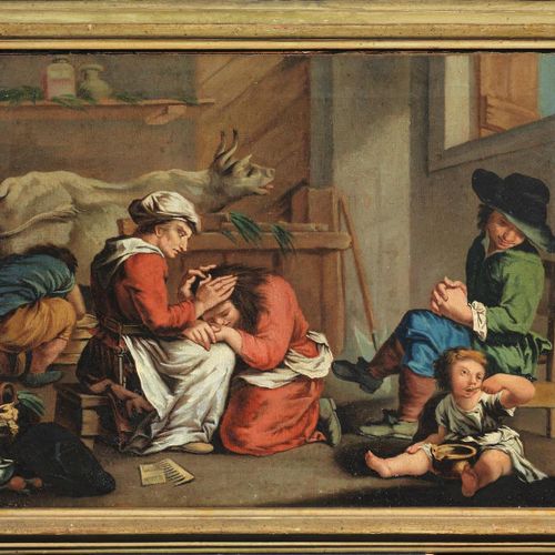 Null Venezianische Schule, 18. Jahrhundert
GENRE SCENES
fünf Gemälde Öl auf Lein&hellip;