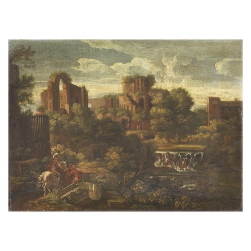 Null 罗马学校，17世纪下半叶
SAINT MARTIN OF TOURS IN A LANDSCAPE WITH RUINS
oil on canvas,&hellip;