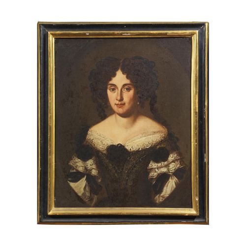 Null 罗马学校，17世纪
女士肖像
布面油画，cm 74,5x63
 
 Scuola romana, sec.XVII
RITRATTO DI DAMA
&hellip;