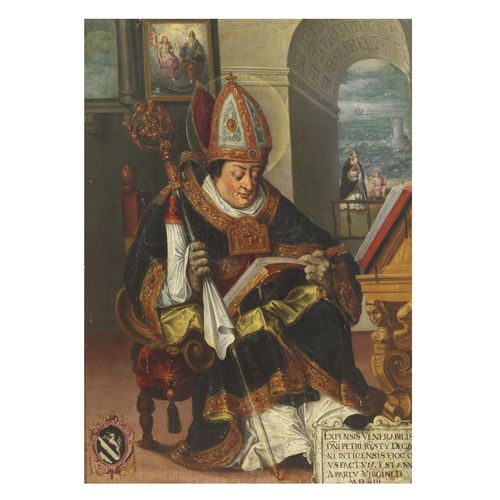 Null German school, late 16th century
PORTRAIT OF A BISHOP
oil on panel, cm 102,&hellip;