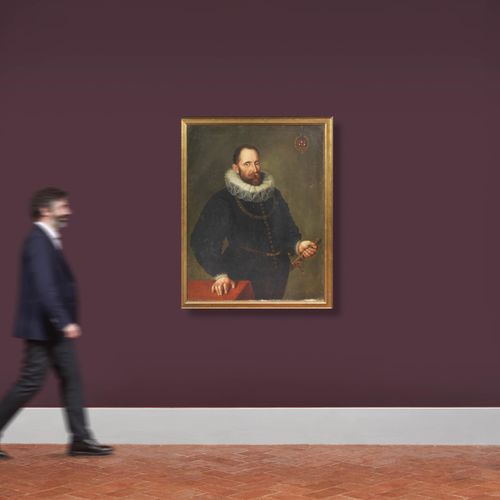 Null École hollandaise, XVIIIe siècle
PORTRAIT D'UN NOBLE AVEC ÉPÉE
huile sur to&hellip;