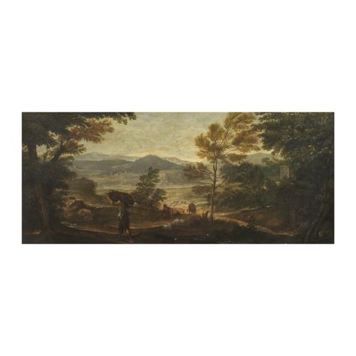 Null Dutch painter in Italy, 18th century
A LANDSCAPE WITH LOT'S DAUGHTERS SCENE&hellip;