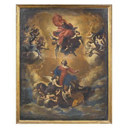 Null 威尼斯学校，18世纪
The ASSUMPTION OF THE VIRGIN
oil on canvas, cm 139,5x102
 
 Scuo&hellip;