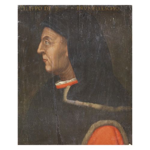 Null 佛罗伦萨学校，16世纪
FILIPPO BRUNELLESCHI的肖像
油画，cm 57x45,5
 
 Scuola fiorentina, sec&hellip;
