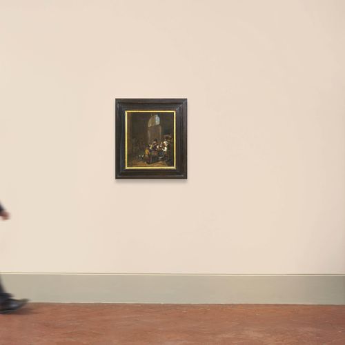 Null 弗拉芒学校，17世纪
INN内部
板上油画，cm 48,5x38,5
 
 Scuola fiamminga, sec.XVII
INTERNO DI&hellip;
