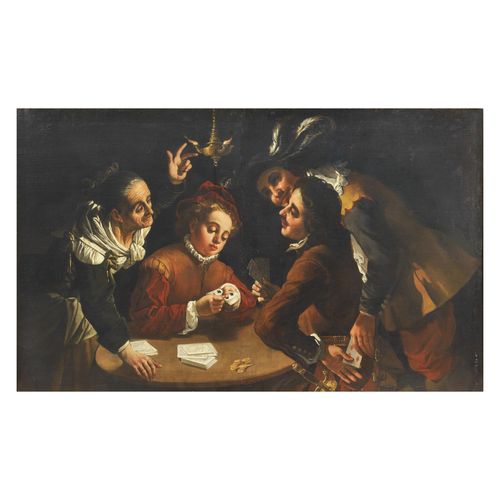 Null 乔瓦尼-多梅尼科-隆巴尔迪（Giovanni Domenico Lombardi），又称 "奥米诺 "
 （卢卡1682-1751）
《纸鹤》
布面油&hellip;
