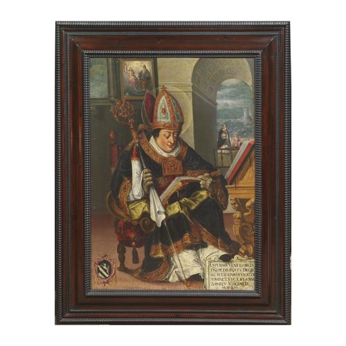 Null German school, late 16th century
PORTRAIT OF A BISHOP
oil on panel, cm 102,&hellip;