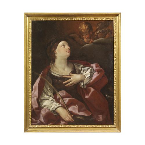 Null École émilienne, XVIIe siècle
SAINT CATHERINE D'ALEXANDRIE
huile sur toile,&hellip;