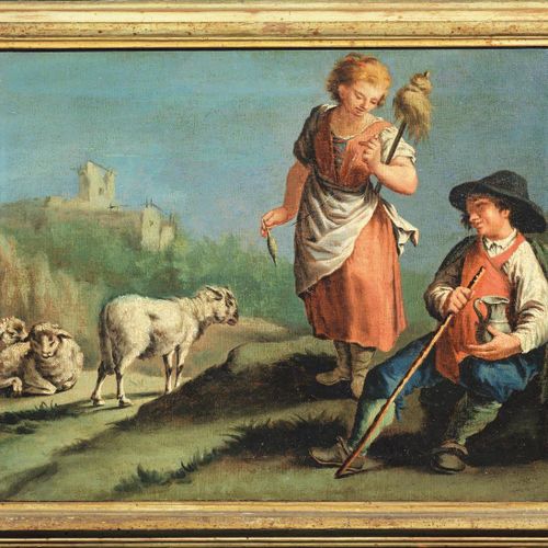 Null 威尼斯学校，18世纪
GENRE SCENES
五幅布面油画，cm 41x55,5
(5)
 
 Scuola veneta, sec.XVIII
S&hellip;