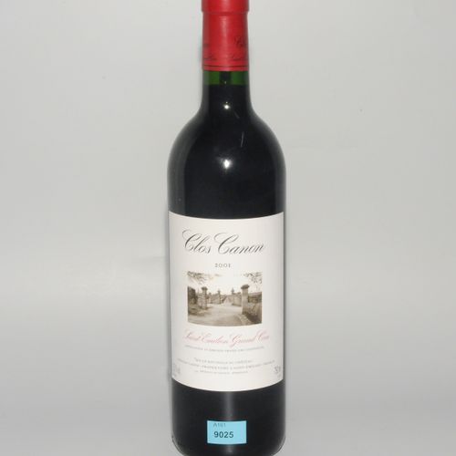 Sammelnummer Bordeaux Clos Canon, 01 Grand Cru St. Emilion, 1 fl. Belgrave, 09 H&hellip;