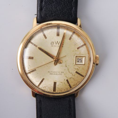 BWC, 1950/60er Jahre 750 yellow gold case no. 718319, 32 mm. Automatic movement &hellip;