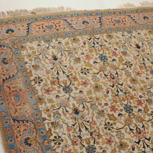 TÄBRIS NW Persia, c. 1910. Pastel carpet. The entire beige interior field is dec&hellip;