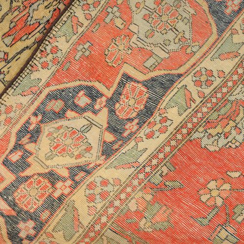 Kashan-Mohtasham Z-Perse, vers 1900, appelé "Mohtasham". Tapis finement tissé. L&hellip;