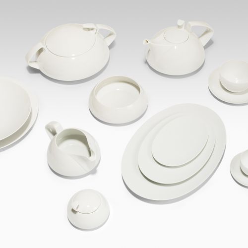 Rosenthal, Tafel- und Teeservice "TAC Gropius Weiss" Execution since 1969. White&hellip;