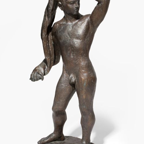 Spörri, Eduard (Wettingen 1901-1995 Wettingen)

Boy with folded arms. Bronze. Si&hellip;