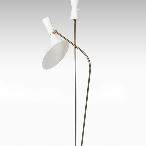 Carl Moor Floor lamp "Prof. Moor". Design: 1950 for BAG Turgi, Switzerland. Meta&hellip;
